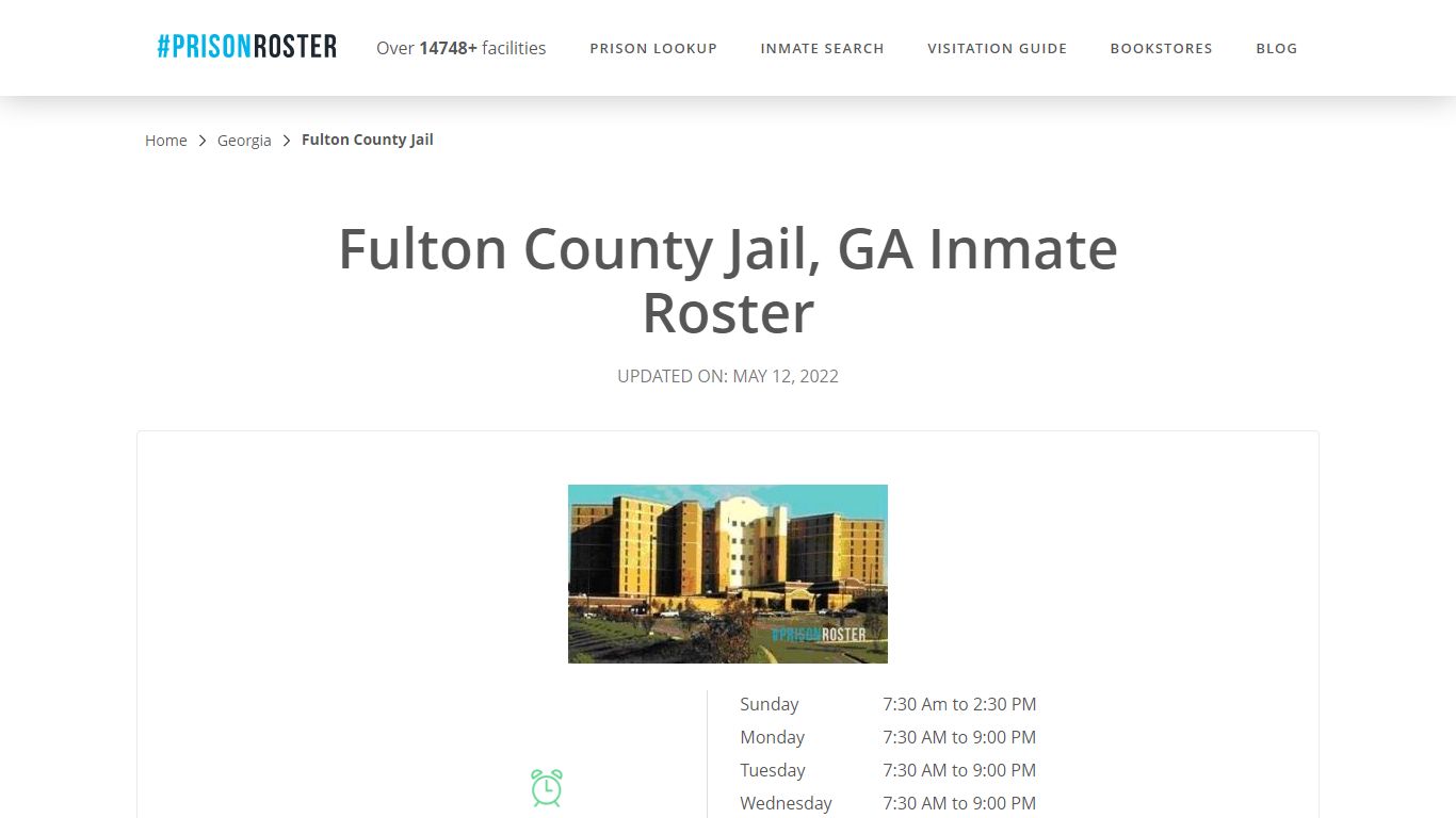 Fulton County Jail, GA Inmate Roster